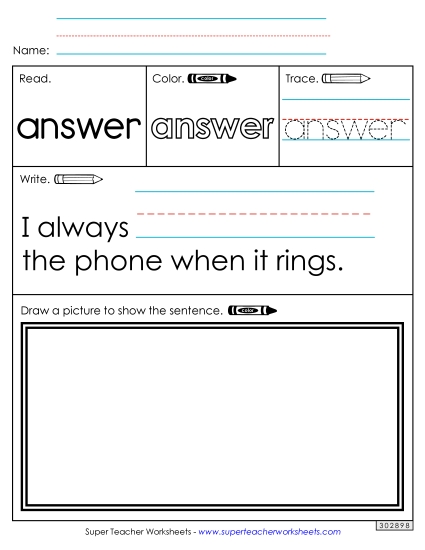 Worksheet 3: Answer Worksheet 3: Answer