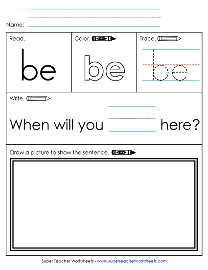 Worksheet 3: Be Worksheet 3: Be