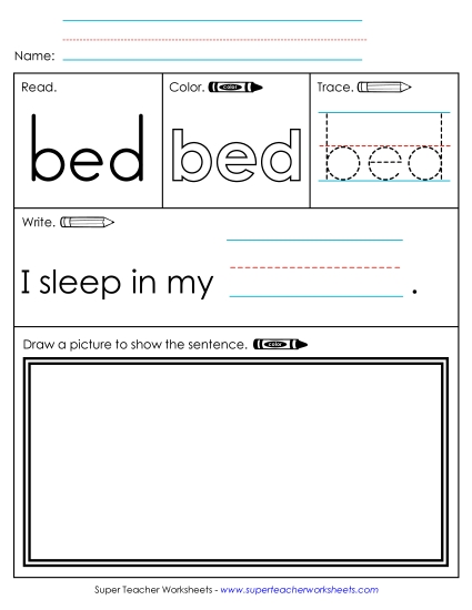 Worksheet 3: Bed