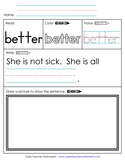 Worksheet 3: Better Worksheet 3: Better