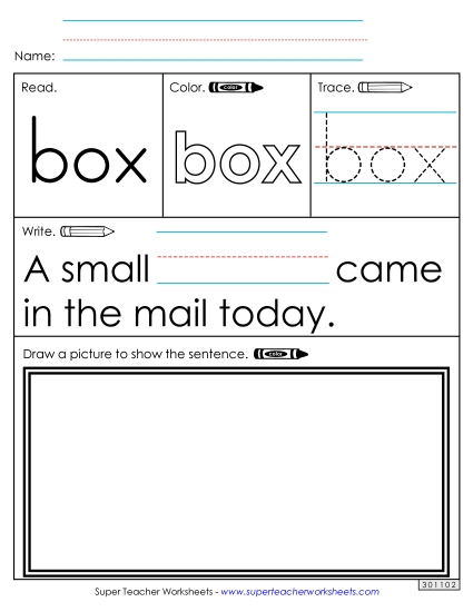 Worksheet 3: Box Worksheet 3: Box