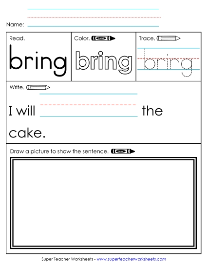 Worksheet 3: Bring Worksheet 3: Bring