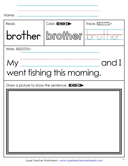 Worksheet 3: Brother Worksheet 3: Brother