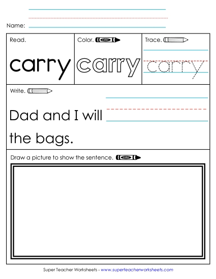 Worksheet 3: Carry Worksheet 3: Carry