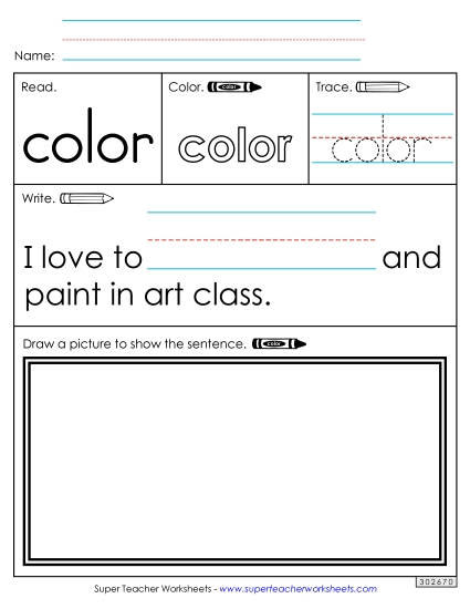 Worksheet 3: Color Worksheet 3: Color