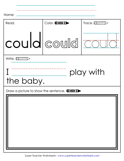 Worksheet 3: Could