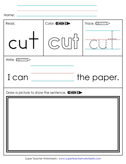 Worksheet 3: Cut Worksheet 3: Cut