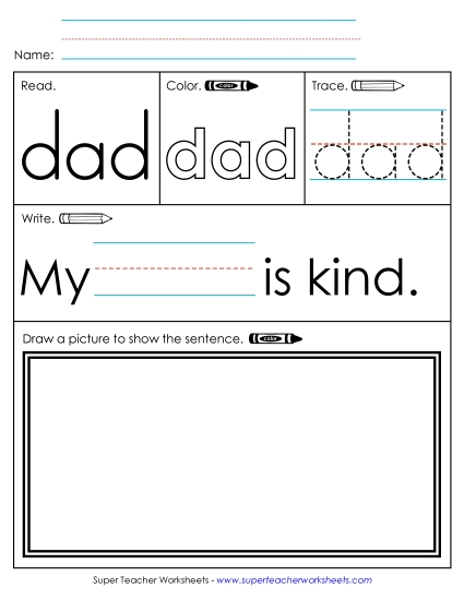 Worksheet 3: Dad