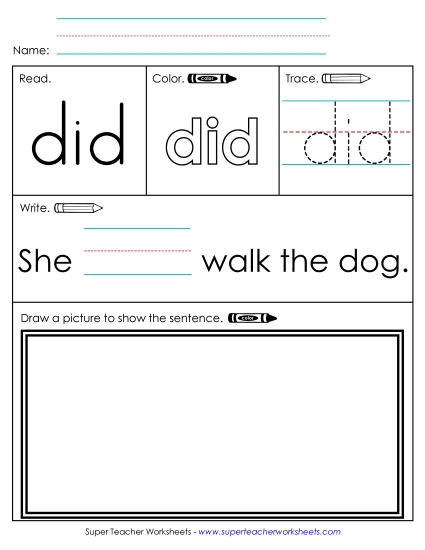 Worksheet 3: Did Worksheet 3: Did
