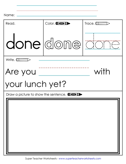 Worksheet 3: Done