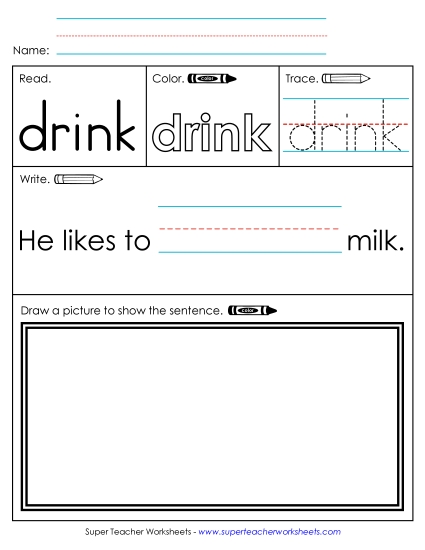 Worksheet 3: Drink Worksheet 3: Drink