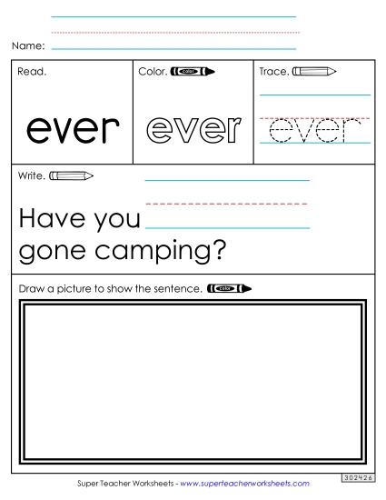 Worksheet 3: Ever Worksheet 3: Ever