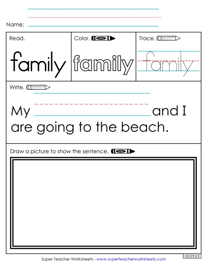 Worksheet 3: Family Worksheet 3: Family