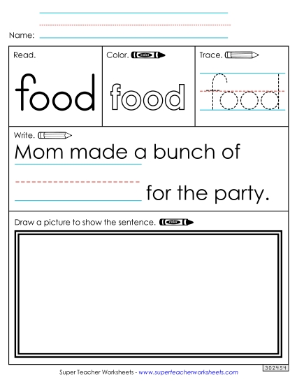 Worksheet 3: Food Worksheet 3: Food