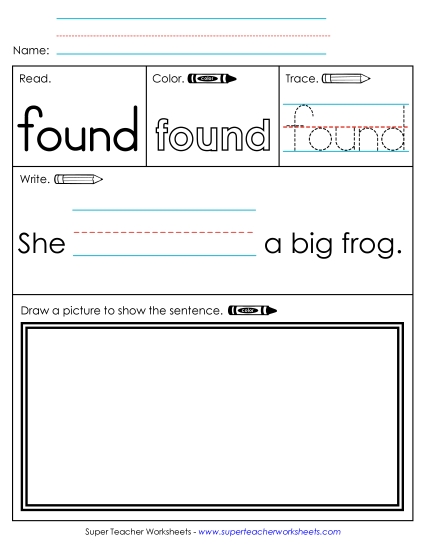 Worksheet 3: Found Worksheet 3: Found