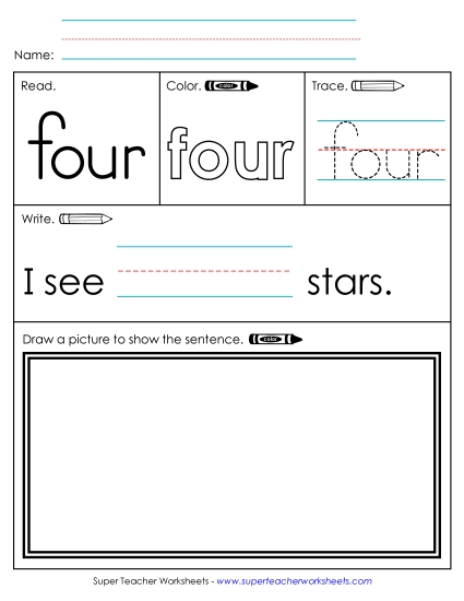 Worksheet 3: Four Worksheet 3: Four