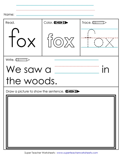 Worksheet 3: Fox Worksheet 3: Fox