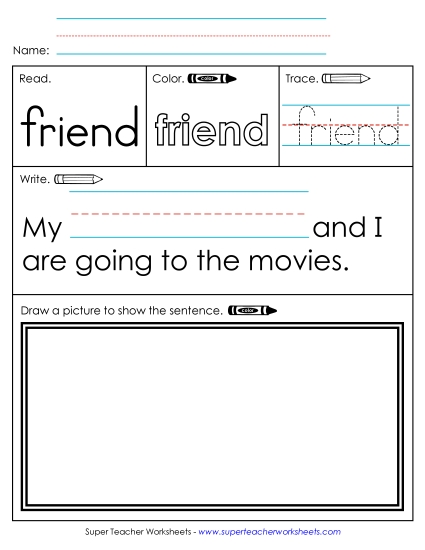 Worksheet 3: Friend Worksheet 3: Friend