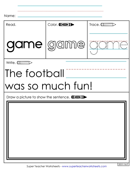 Worksheet 3: Game Worksheet 3: Game