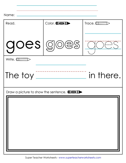 Worksheet 3: Goes Worksheet 3: Goes