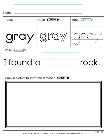 Worksheet 3: Gray Worksheet 3: Gray