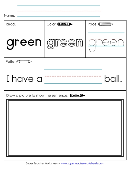 Worksheet 3: Green Worksheet 3: Green