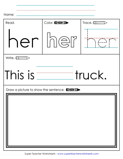 Worksheet 3: Her Worksheet 3: Her