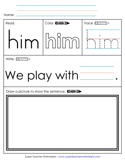 Worksheet 3: Him