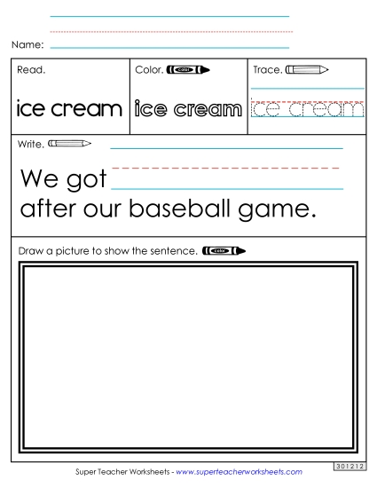 Worksheet 3: Ice Cream Worksheet 3: Ice Cream