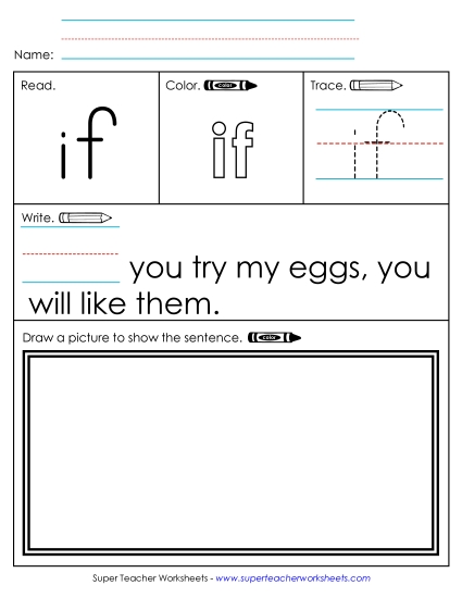 Worksheet 3: If Worksheet 3: If