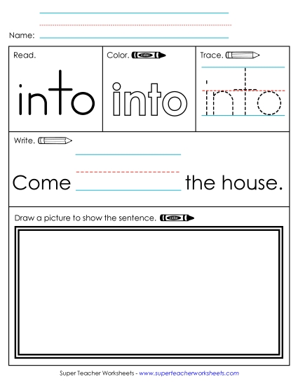 Worksheet 3: Into Worksheet 3: Into