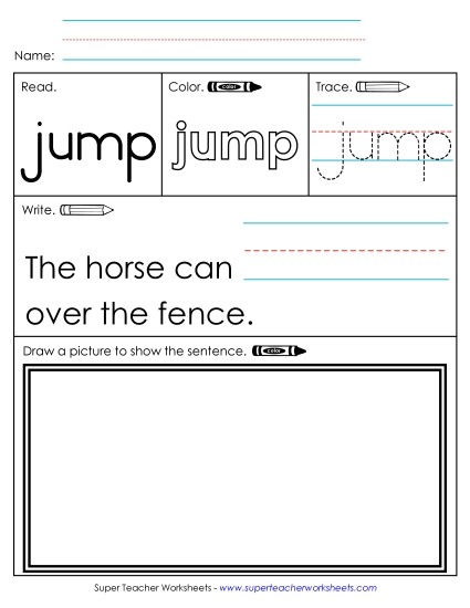 Worksheet 3: Jump Worksheet 3: Jump