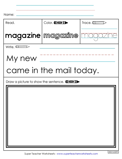 Worksheet 3: Magazine Worksheet 3: Magazine