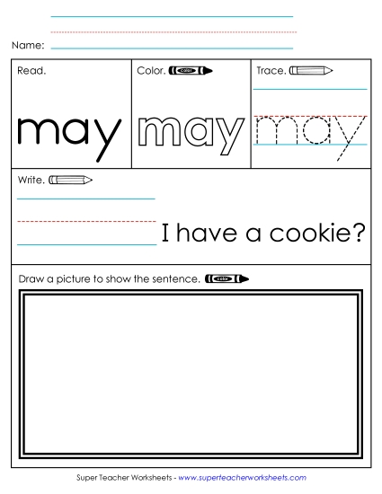 Worksheet 3: May Worksheet 3: May