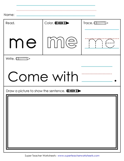 Worksheet 3: Me Worksheet 3: Me