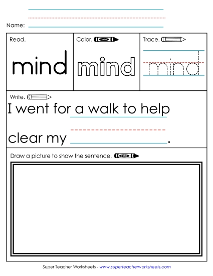 Worksheet 3: Mind Worksheet 3: Mind
