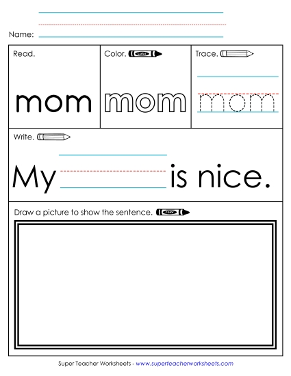 Worksheet 3: Mom Worksheet 3: Mom