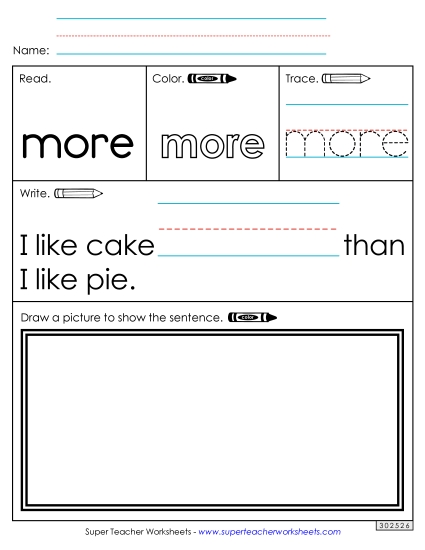 Worksheet 3: More Worksheet 3: More
