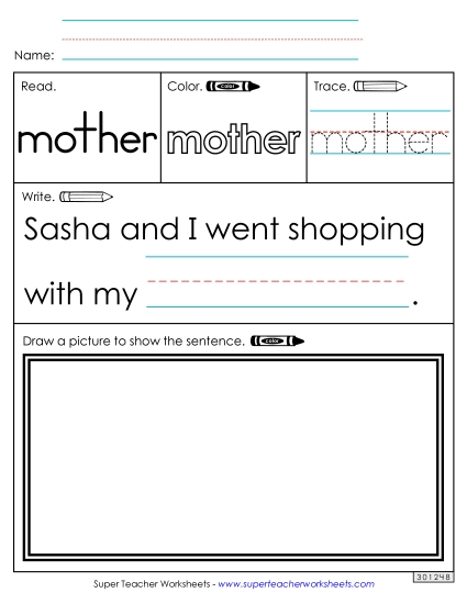 Worksheet 3: Mother Worksheet 3: Mother