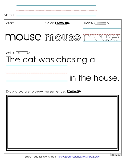 Worksheet 3: Mouse Worksheet 3: Mouse