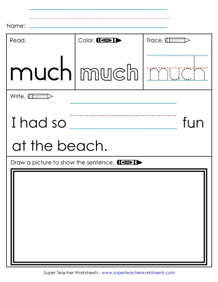 Worksheet 3: Much Worksheet 3: Much