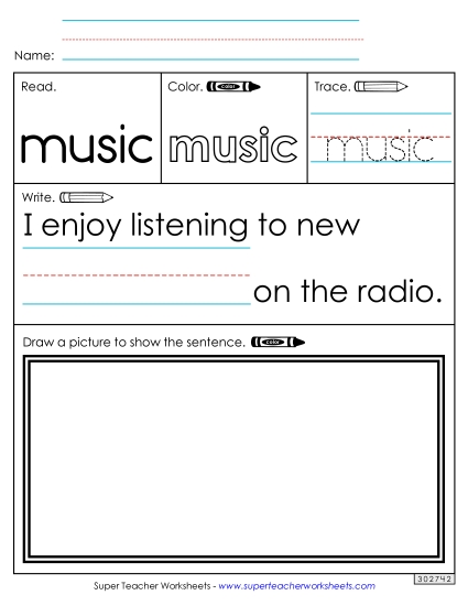 Worksheet 3: Music Worksheet 3: Music