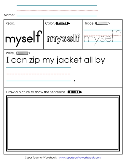 Worksheet 3: Myself Worksheet 3: Myself