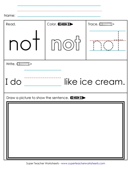 Worksheet 3: Not Worksheet 3: Not