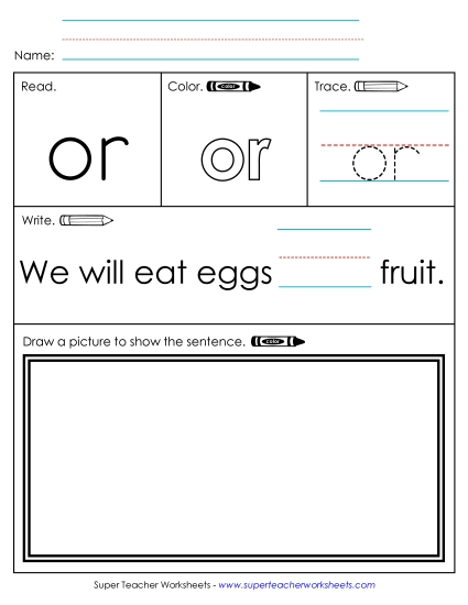 Worksheet 3: Or