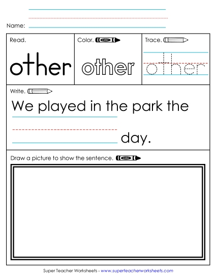 Worksheet 3: Other Worksheet 3: Other