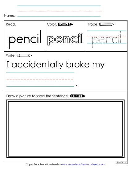 Worksheet 3: Pencil Worksheet 3: Pencil