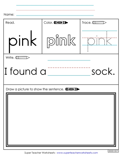 Worksheet 3: Pink Worksheet 3: Pink