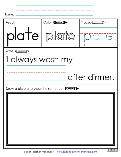 Worksheet 3: Plate Worksheet 3: Plate