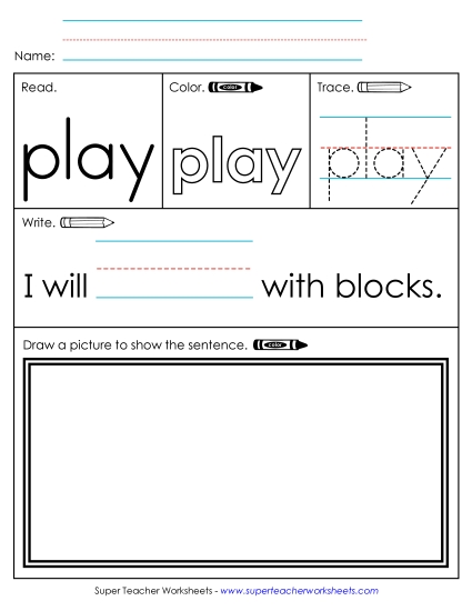 Worksheet 3: Play